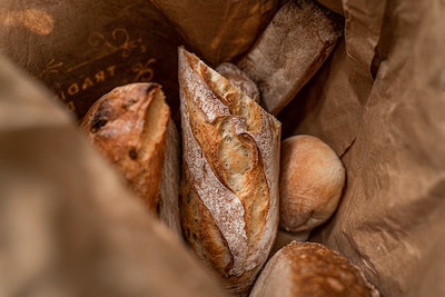 Picture of bread in a bag